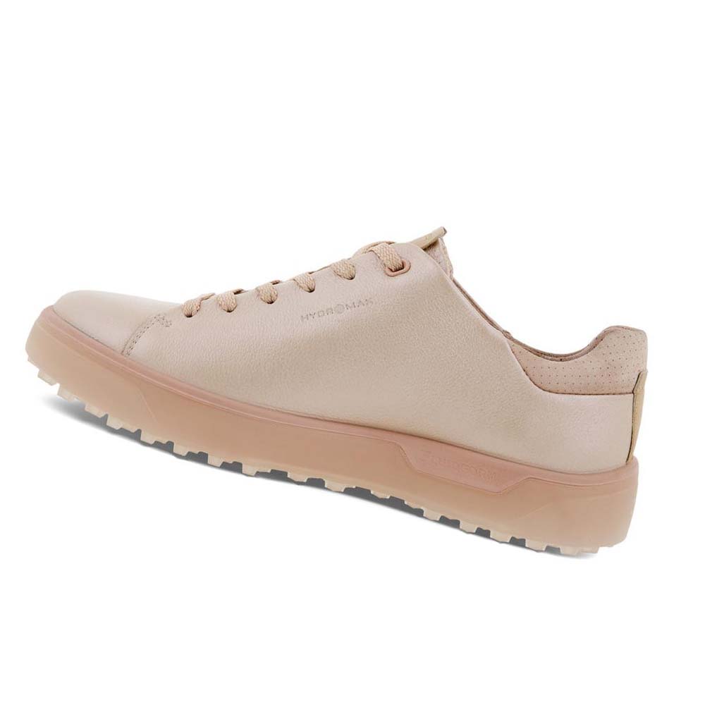 Ecco Tray Laced Golfsko Dame Rosa | NO 134OKI